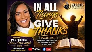 In all things Give Thanks